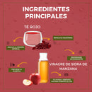 🍎 Lleva 2 y Paga 1: Gomitas de Vinagre de Manzana, Sidra y Té Rojo