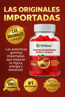 🍎 Lleva 2 y Paga 1: Gomitas de Vinagre de Manzana, Sidra y Té Rojo