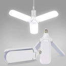 Lampara Bombillo Led 4 Aspas Desplegable