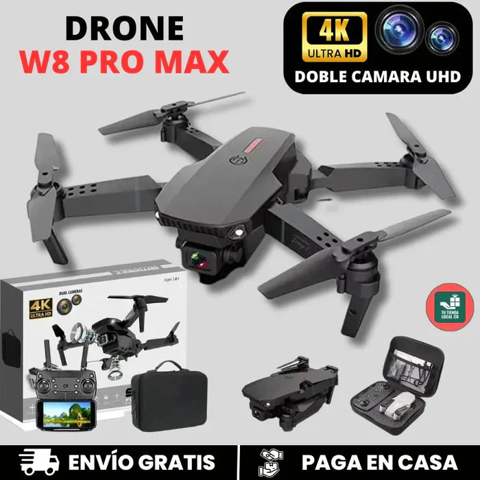 DRONE 4K PRO MAX – CON CÁMARA DOBLE, WIFI Y ESTABILIZACIÓN 2025