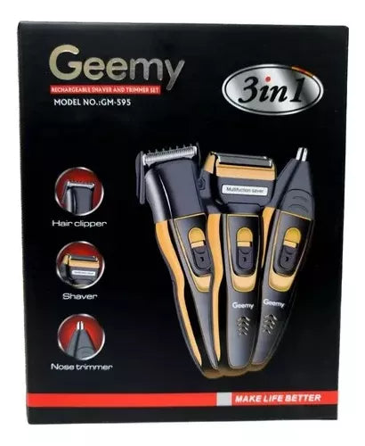 Maquina de afeitar geemy 3 en 1