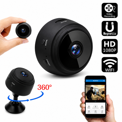 🥇 🔥 (3X1 SOLO POR HOY) MINI CÁMARA WIFI FULL HD CON VISIÓN NOCTURNA