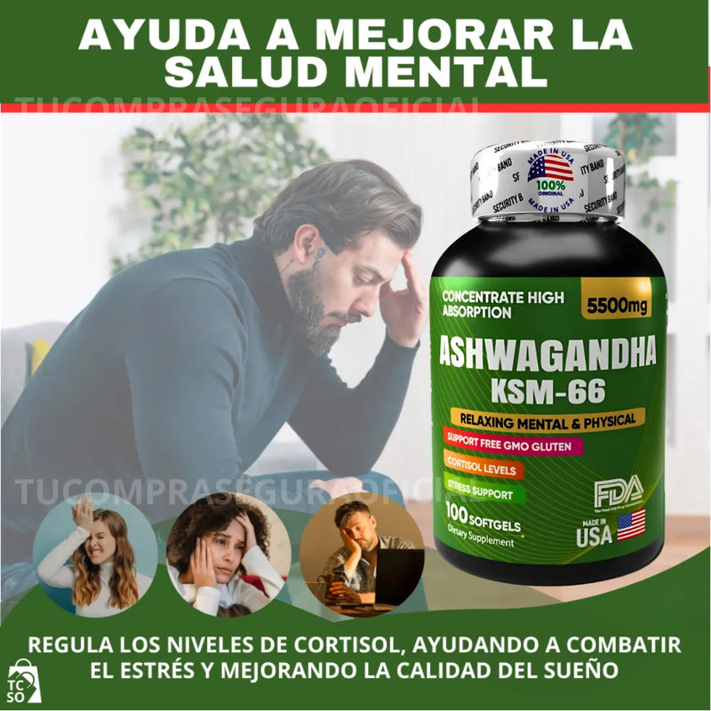 🌿 Ashwagandha KSM 66 + Guía de bienestar exclusiva – ¡Oferta por tiempo limitado!