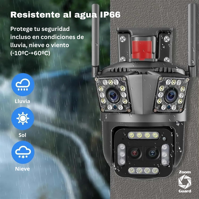 🔒Zoom Guard™ – Cámara de Seguridad WiFi