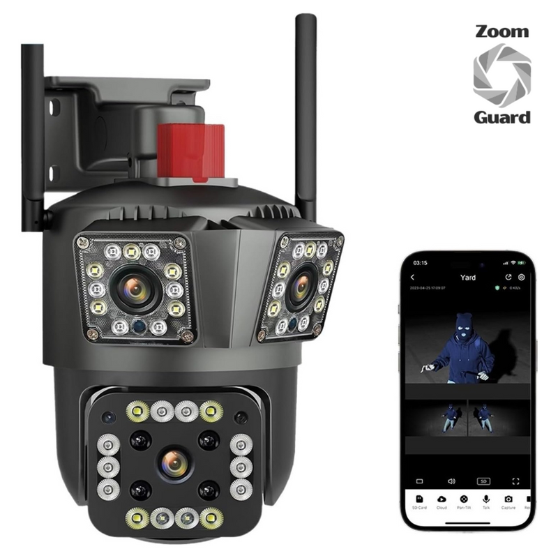 🔒Zoom Guard™ – Cámara de Seguridad WiFi